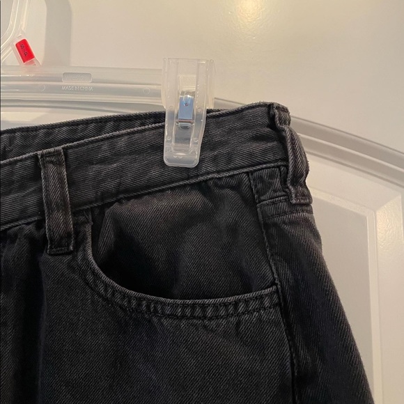 Black Denim Mini Skirt - Picture 3 of 4